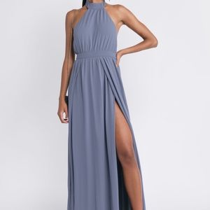 TOBI Tara Halter Maxi Dress - Lavender Size Small